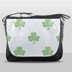 st patricks clover beer Messenger Bag