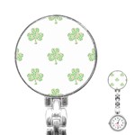 st patricks clover beer Stainless Steel Nurses Watch