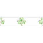 st patricks clover beer Flano Scarf (Small)