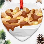 Poutine Ornament (Heart)