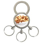 Poutine 3-Ring Key Chain