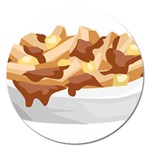 Poutine Magnet 5  (Round)