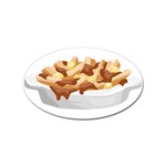 Poutine Sticker Oval (10 pack)