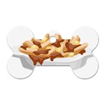 Poutine Dog Tag Bone (One Side)