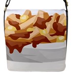 Poutine Flap Closure Messenger Bag (S)