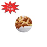 Poutine 1  Mini Button (100 pack) 