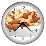 Poutine Wall Clock (Silver)