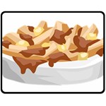 Poutine Fleece Blanket (Medium)