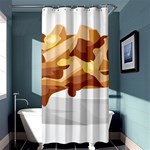 Poutine Shower Curtain 36  x 72  (Stall)