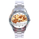 Poutine Stainless Steel Analogue Watch