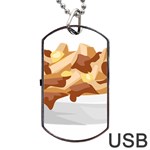 Poutine Dog Tag USB Flash (Two Sides)