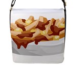 Poutine Flap Closure Messenger Bag (L)