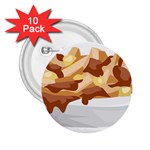 Poutine 2.25  Button (10 pack)