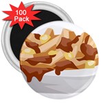 Poutine 3  Magnet (100 pack)