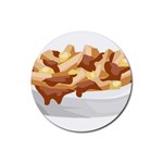 Poutine Rubber Coaster (Round)