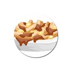 Poutine Magnet 3  (Round)