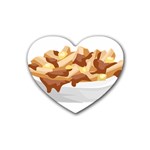 Poutine Rubber Coaster (Heart)