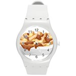 Poutine Round Plastic Sport Watch (M)