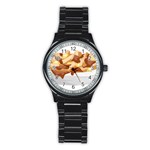 Poutine Stainless Steel Round Watch