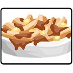 Poutine Double Sided Fleece Blanket (Medium)