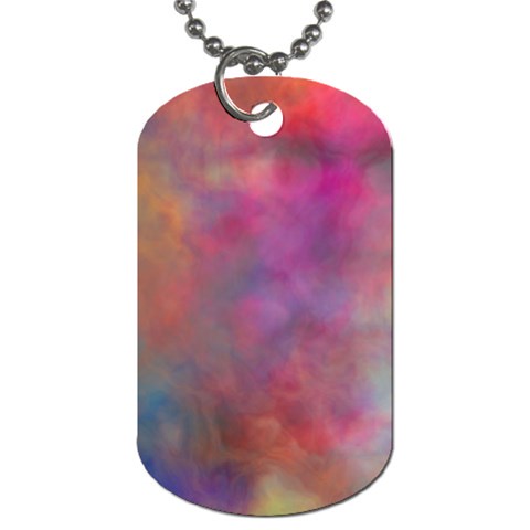 Rainbow Clouds Dog Tag (Two Sides) from ArtsNow.com Back