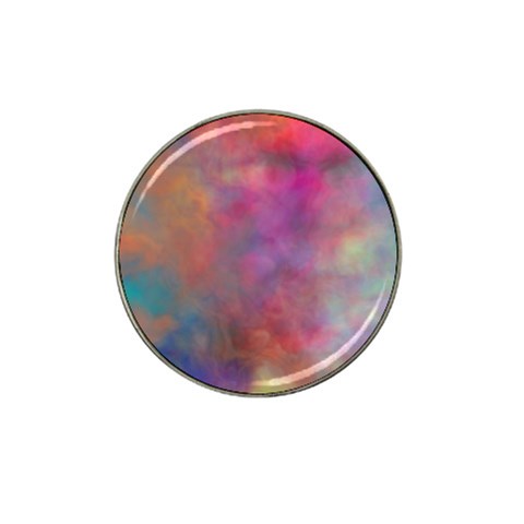 Rainbow Clouds Hat Clip Ball Marker from ArtsNow.com Front