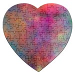 Rainbow Clouds Jigsaw Puzzle (Heart)