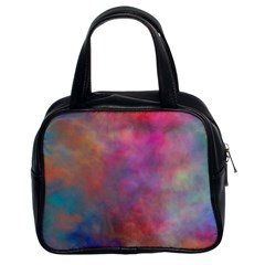 Rainbow Clouds Classic Handbag (Two Sides) from ArtsNow.com Front