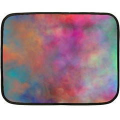 Rainbow Clouds Double Sided Fleece Blanket (Mini) from ArtsNow.com 35 x27  Blanket Front