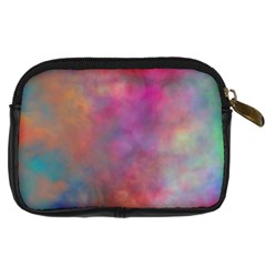 Rainbow Clouds Digital Camera Leather Case from ArtsNow.com Back