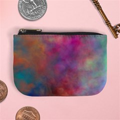 Rainbow Clouds Mini Coin Purse from ArtsNow.com Front