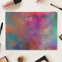 Rainbow Clouds Cosmetic Bag (XL) from ArtsNow.com Back