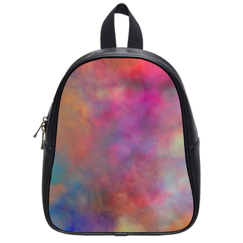 Rainbow Clouds School Bag (Small) from ArtsNow.com Front