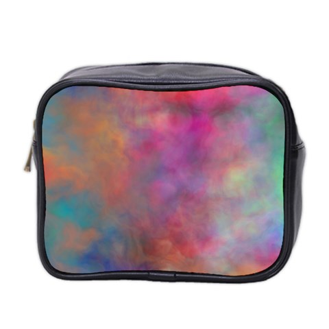 Rainbow Clouds Mini Toiletries Bag (Two Sides) from ArtsNow.com Front