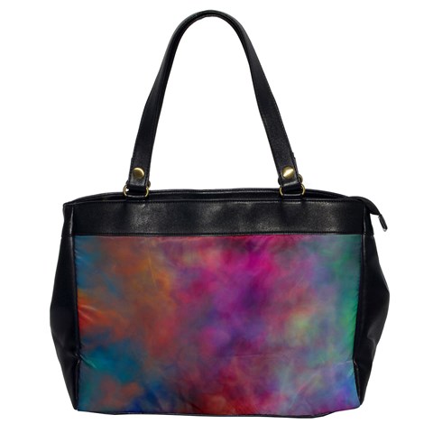 Rainbow Clouds Oversize Office Handbag from ArtsNow.com Front