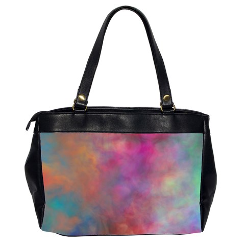 Rainbow Clouds Oversize Office Handbag (2 Sides) from ArtsNow.com Back