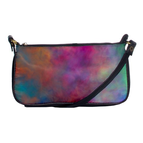 Rainbow Clouds Shoulder Clutch Bag from ArtsNow.com Front