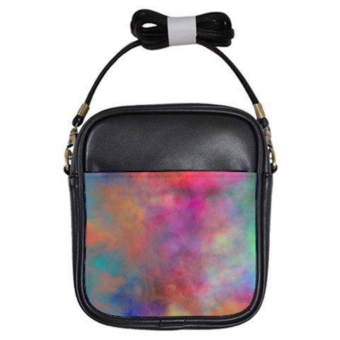 Rainbow Clouds Girls Sling Bag from ArtsNow.com Front