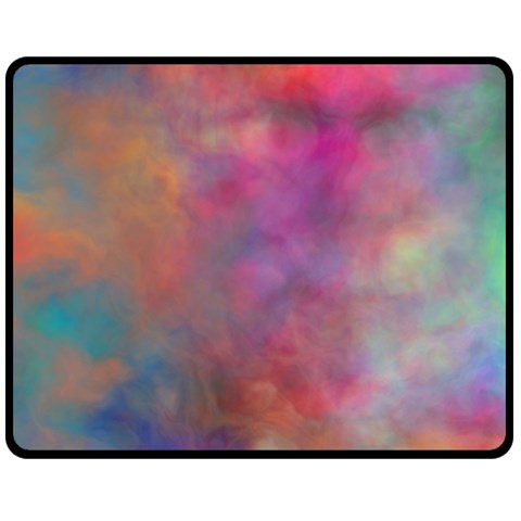 Rainbow Clouds Fleece Blanket (Medium) from ArtsNow.com 60 x50  Blanket Front