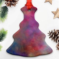 Rainbow Clouds Christmas Tree Ornament (Two Sides) from ArtsNow.com Front