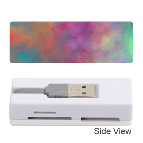 Rainbow Clouds Memory Card Reader (Stick) from ArtsNow.com Front