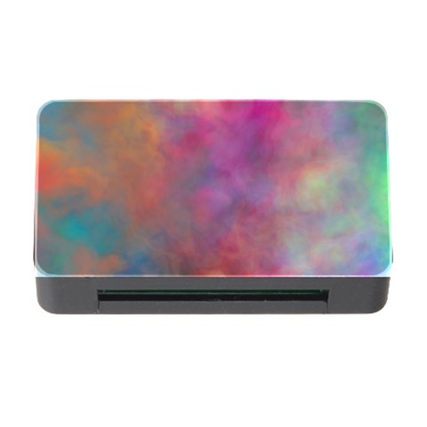 Rainbow Clouds Memory Card Reader with CF from ArtsNow.com Front