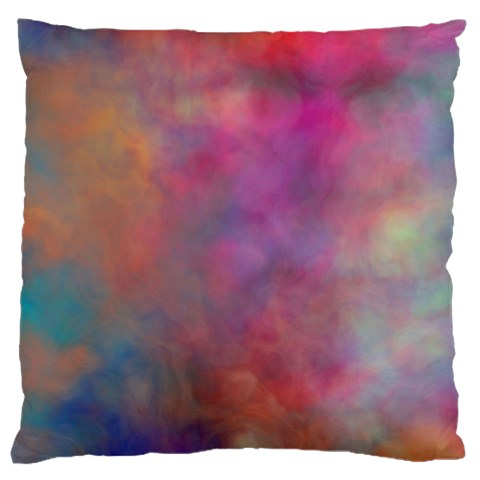 Rainbow Clouds Large Cushion Case (One Side) from ArtsNow.com Front