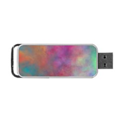 Rainbow Clouds Portable USB Flash (Two Sides) from ArtsNow.com Front