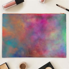 Rainbow Clouds Cosmetic Bag (XXL) from ArtsNow.com Back