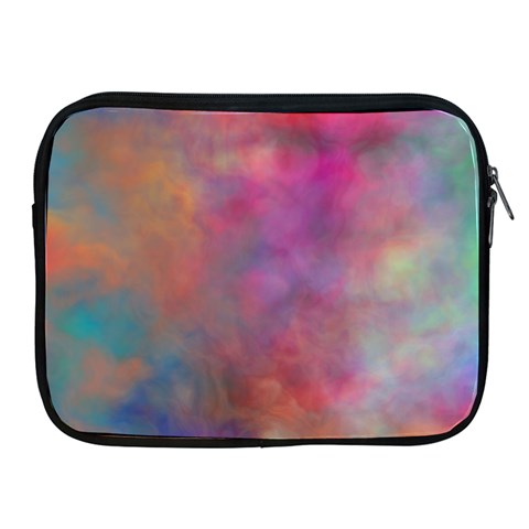 Rainbow Clouds Apple iPad Zipper Case from ArtsNow.com Front