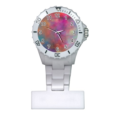 Rainbow Clouds Plastic Nurses Watch from ArtsNow.com Front