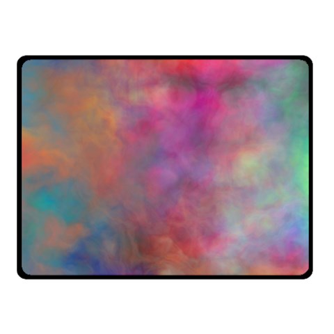 Rainbow Clouds Double Sided Fleece Blanket (Small) from ArtsNow.com 45 x34  Blanket Back