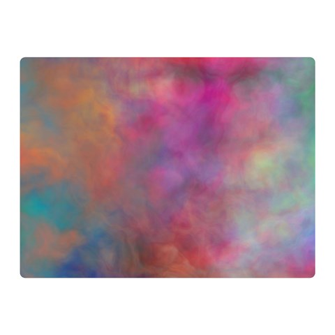 Rainbow Clouds Double Sided Flano Blanket (Mini) from ArtsNow.com 35 x27  Blanket Front