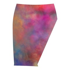 Rainbow Clouds Midi Wrap Pencil Skirt from ArtsNow.com  Front Right 